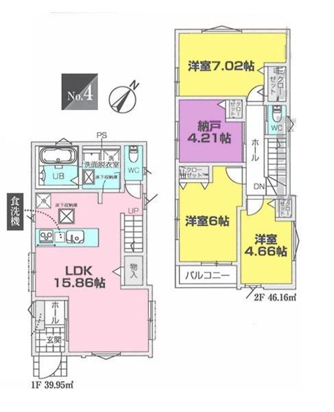 神奈川区羽沢南３丁目　全４棟４号棟