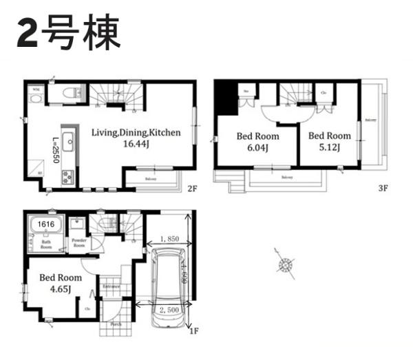 神奈川区西大口　２号棟
