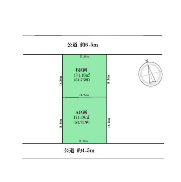 旭区上白根３丁目　全２区画Ａ区画