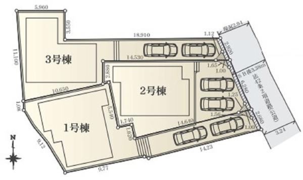 戸塚区舞岡町　全3棟3号棟