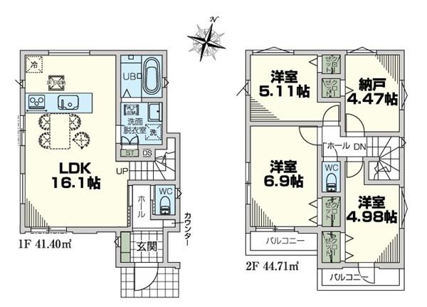 港南区芹が谷４丁目　全１棟１号棟