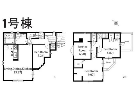 港北区篠原台町　1号棟