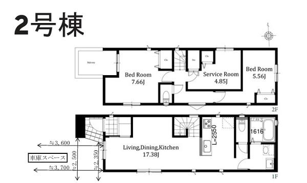 中区本牧元町　全４棟２号棟