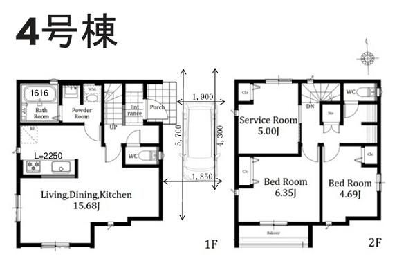 中区本牧元町　全４棟４号棟