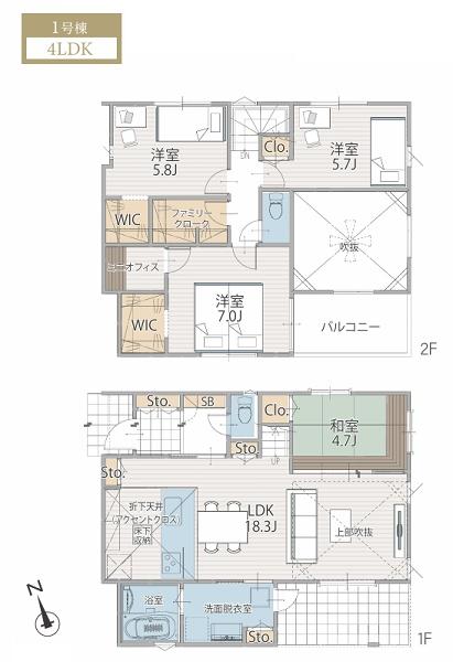 保土ヶ谷区坂本町　全２棟１号棟