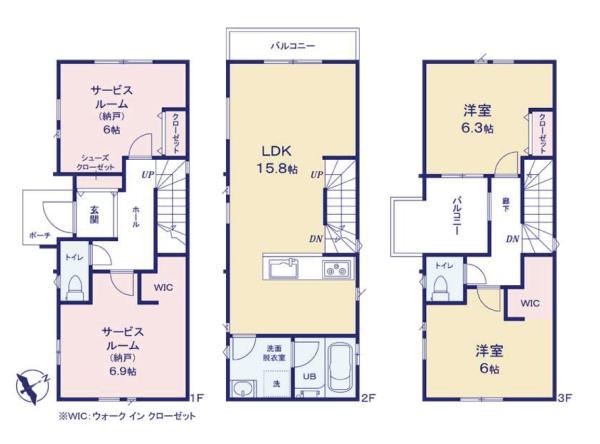 川崎市高津区上作延５丁目の新築一戸建