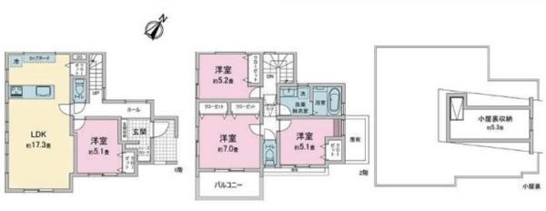 鶴見区北寺尾1丁目　全4棟B号棟