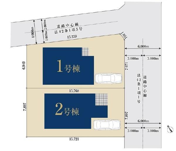 旭区金が谷１丁目　全２棟２号棟