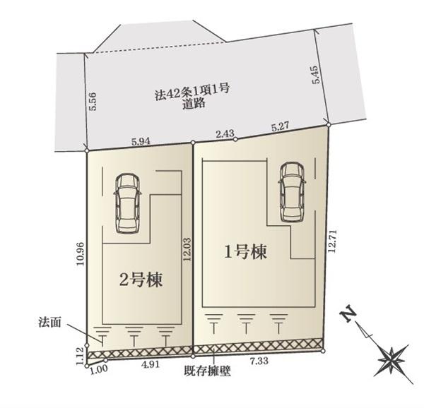 鎌倉市台４丁目　全２棟２号棟