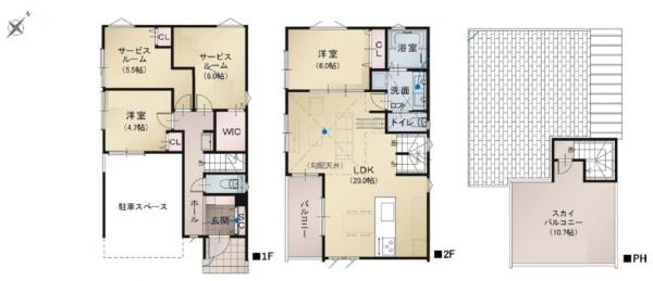 茅ヶ崎市甘沼　全2棟2号棟
