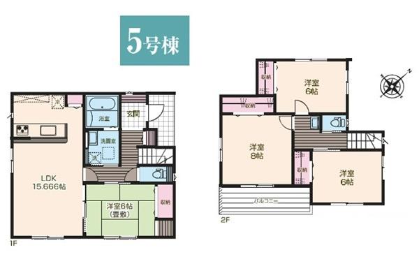 旭区上川井町　全８区画５号棟