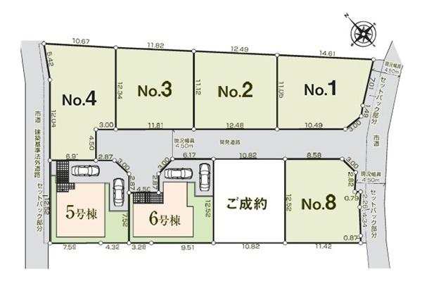 旭区上川井町　全８区画６号棟