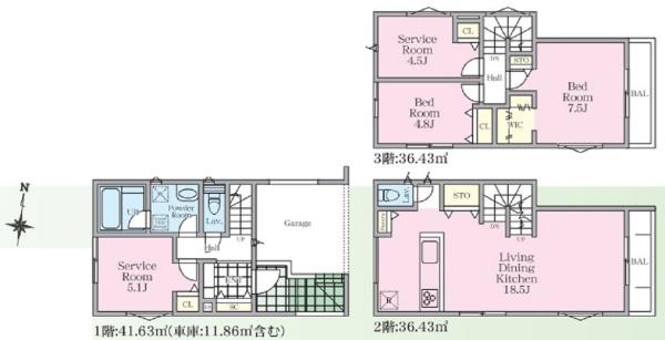 戸塚区矢部町　全2棟2号棟