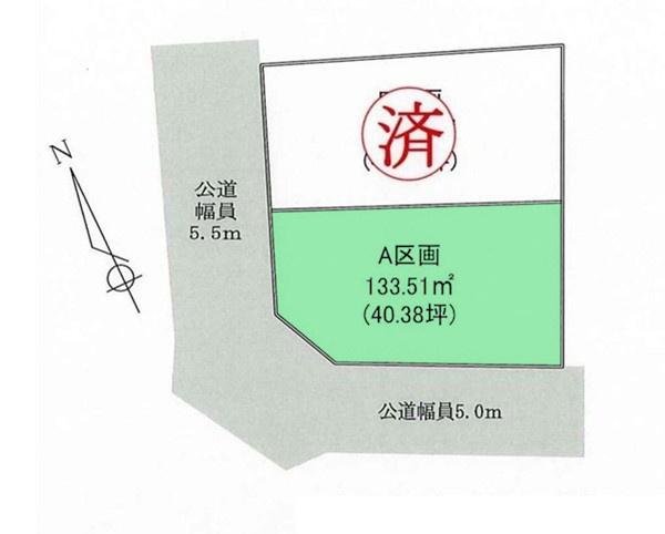 旭区白根６丁目　全２区画Ａ区画