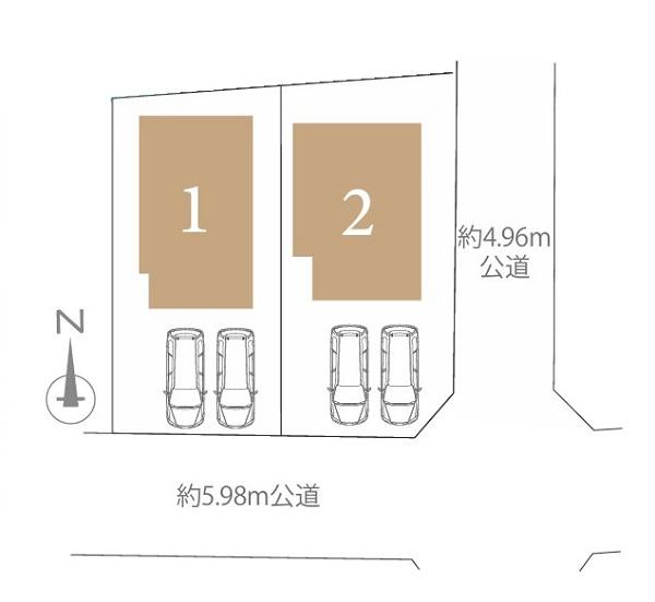 金沢区富岡西１丁目　全２棟２号棟