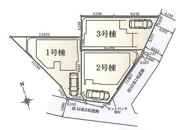 神奈川区西寺尾３丁目　全３棟２号棟