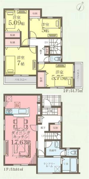 金沢区長浜2丁目　全2棟1号棟