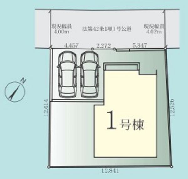 鎌倉市今泉台7丁目 全1棟1号棟(区画図)
