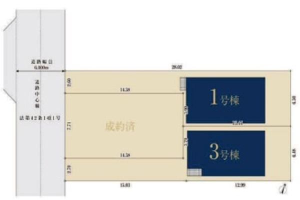 磯子区洋光台3丁目　全3棟3号棟