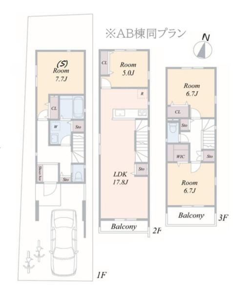 宮前区南野川３丁目　全２棟Ｂ号棟