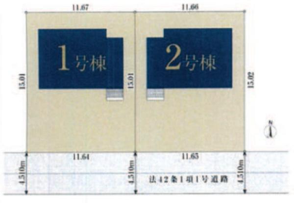 栄区野七里１丁目　全２棟１号棟
