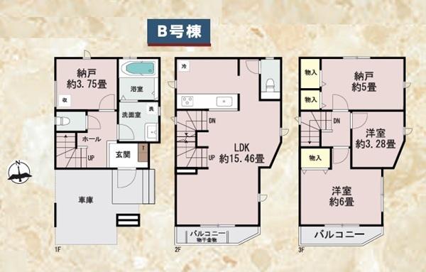 港北区小机町　全２棟Ｂ号棟