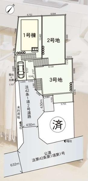 瀬谷区二ツ橋町　全４区画１号棟