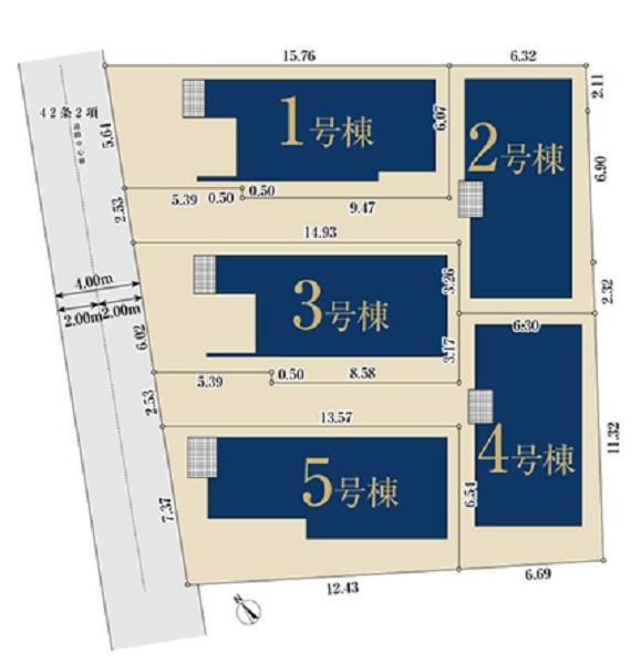 神奈川区六角橋４丁目　全５棟３号棟