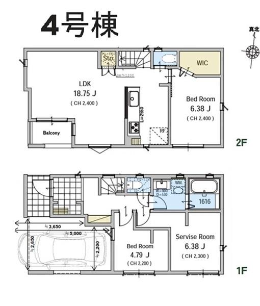 旭区万騎が原　全４棟４号棟