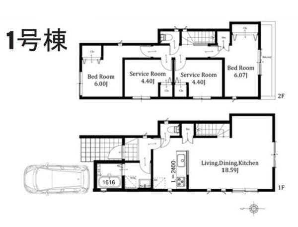 磯子区久木町全3棟　1号棟