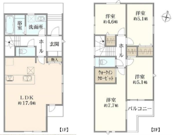金沢区六浦３丁目　全２棟２号棟