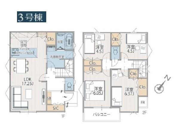 保土ヶ谷区仏向町　全5棟3号棟