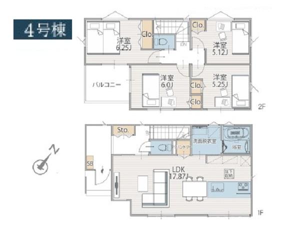 保土ヶ谷区仏向町　全5棟4号棟