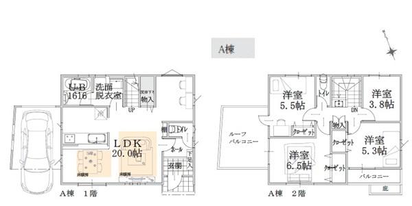 緑区北八朔町　全３棟Ａ棟