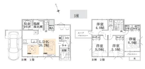 緑区北八朔町　全３棟Ｂ棟