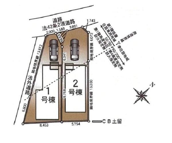 旭区市沢町　全２棟１号棟