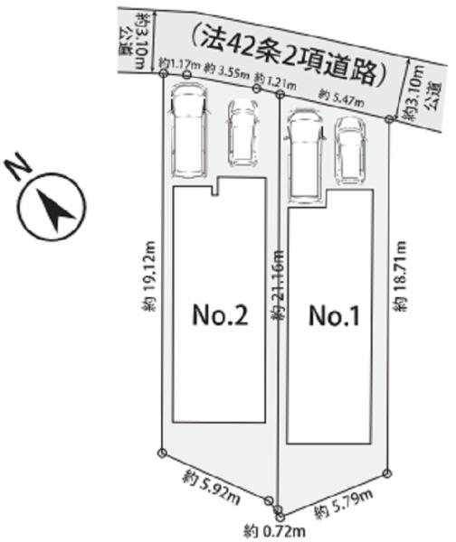 鎌倉市岩瀬　全２棟２号棟