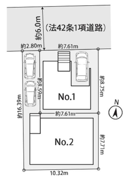 金沢区富岡西１丁目　全２棟２号棟