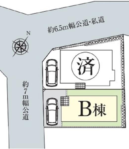 戸塚区矢部町　全2棟B号棟