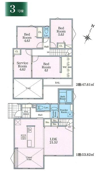町田市鶴川４丁目　全３棟３号棟