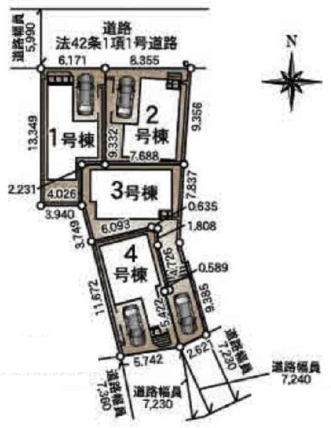 磯子区久木町　全4棟1号棟