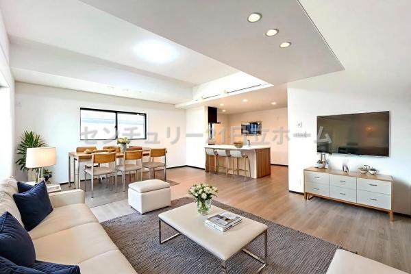 中区本牧荒井 全2棟B号棟(リビング)