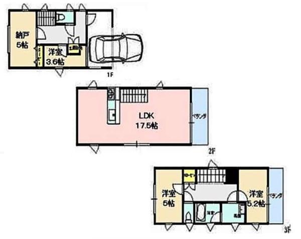 鶴見区市場西中町　戸建