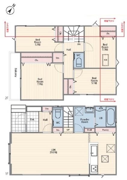 戸塚区小雀町　全2棟2号棟