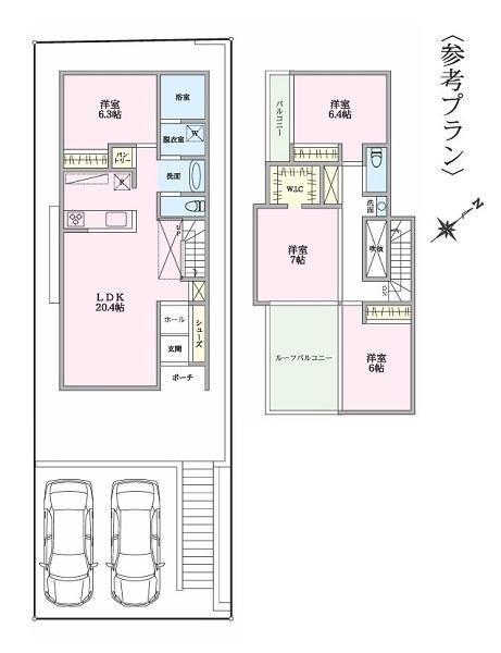 港北区大曽根台　全２区画Ａ区画
