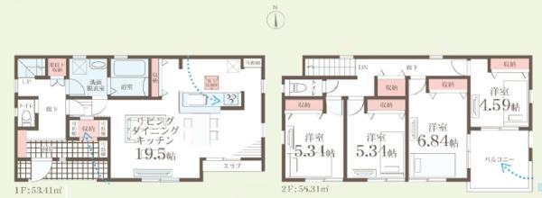 金沢区高舟台２丁目　全２棟２号棟