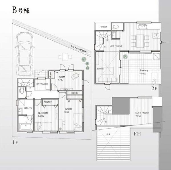 藤沢市鵠沼橘２丁目　全２棟Ｂ号棟
