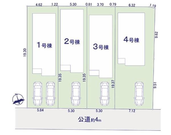 港北区下田町３丁目　全４棟３号棟
