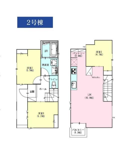 神奈川区菅田町　全３棟２号棟