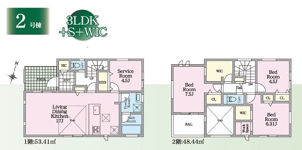鶴見区梶山１丁目　全２棟２号棟